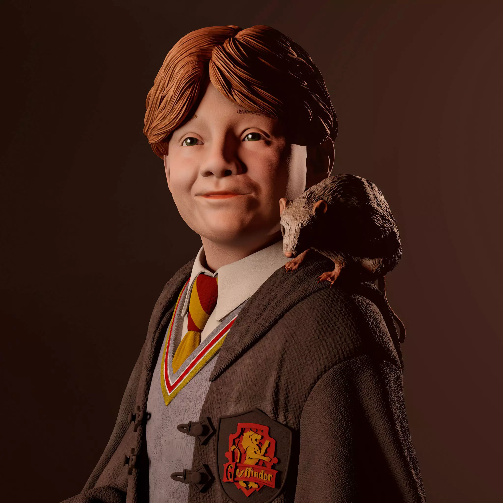 Ron Weasley 3D print model_0