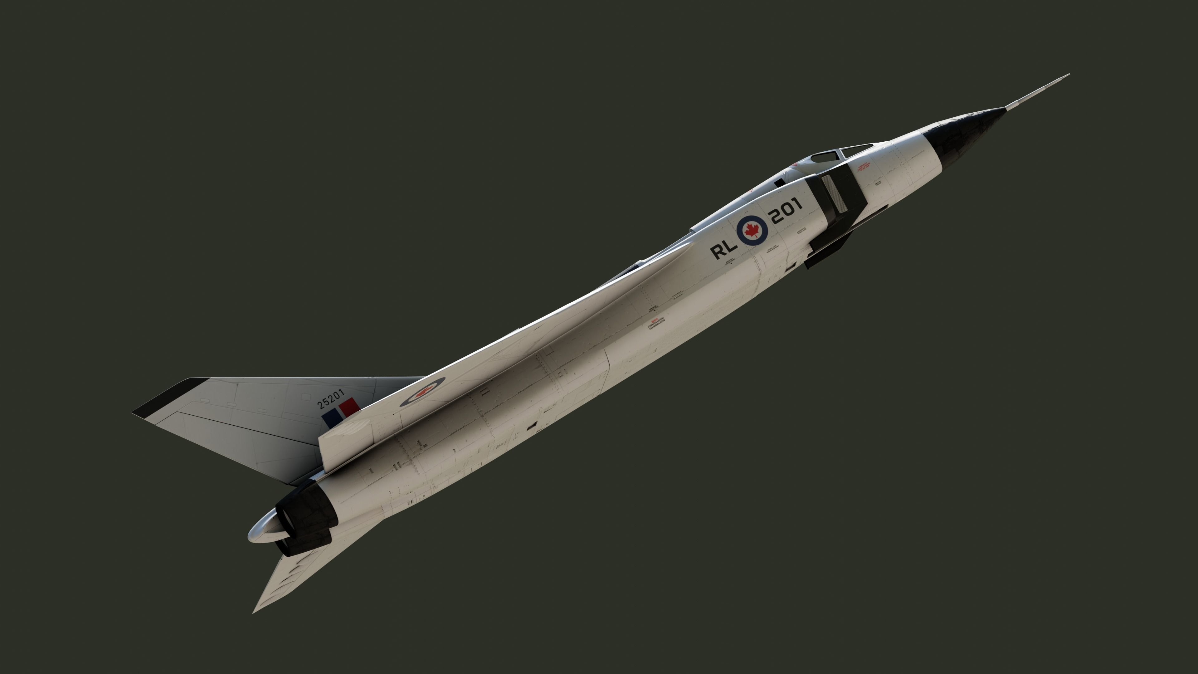 CF-105 Avro Arrow 3D model_15