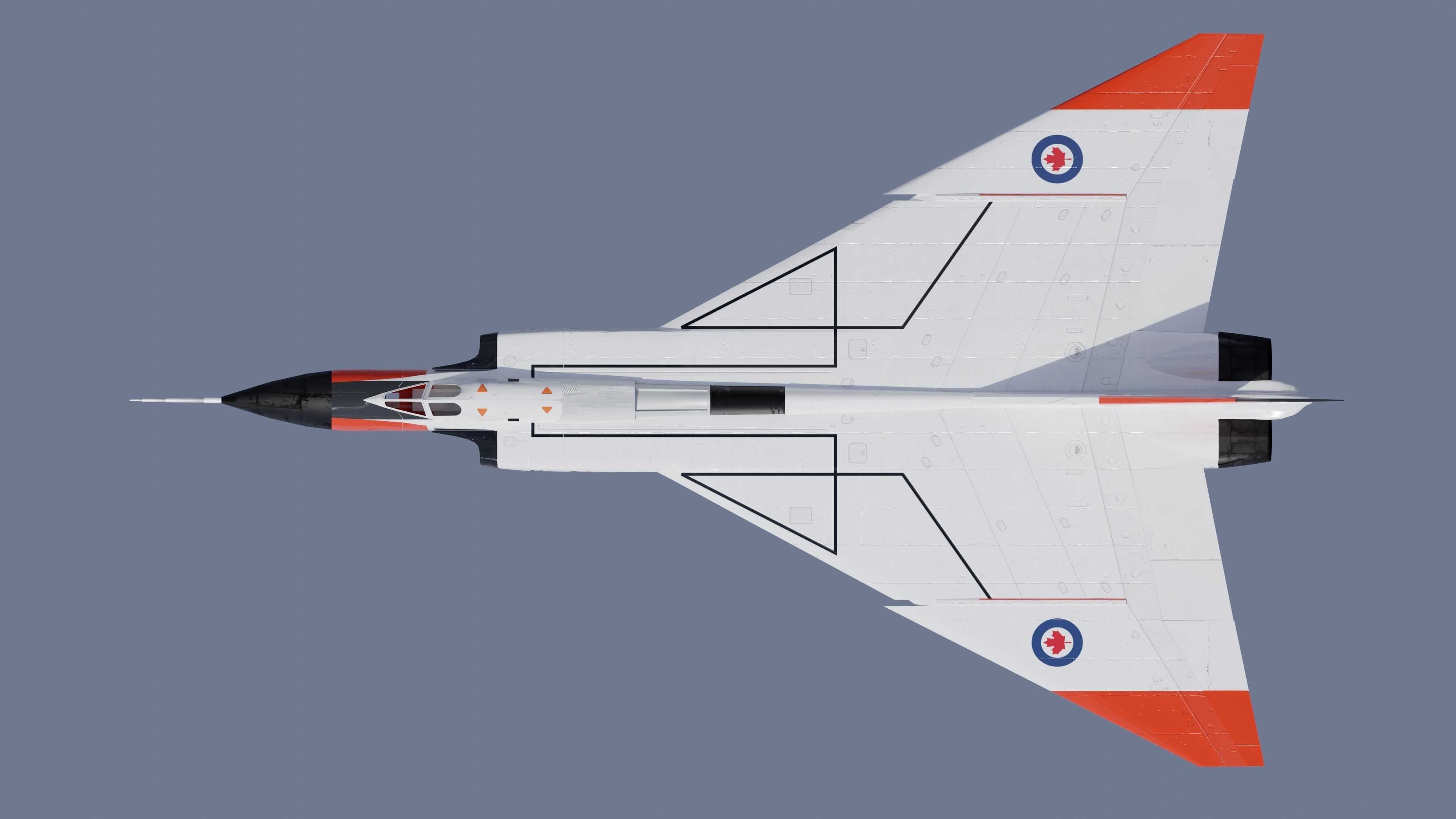 CF-105 Avro Arrow 3D model_12