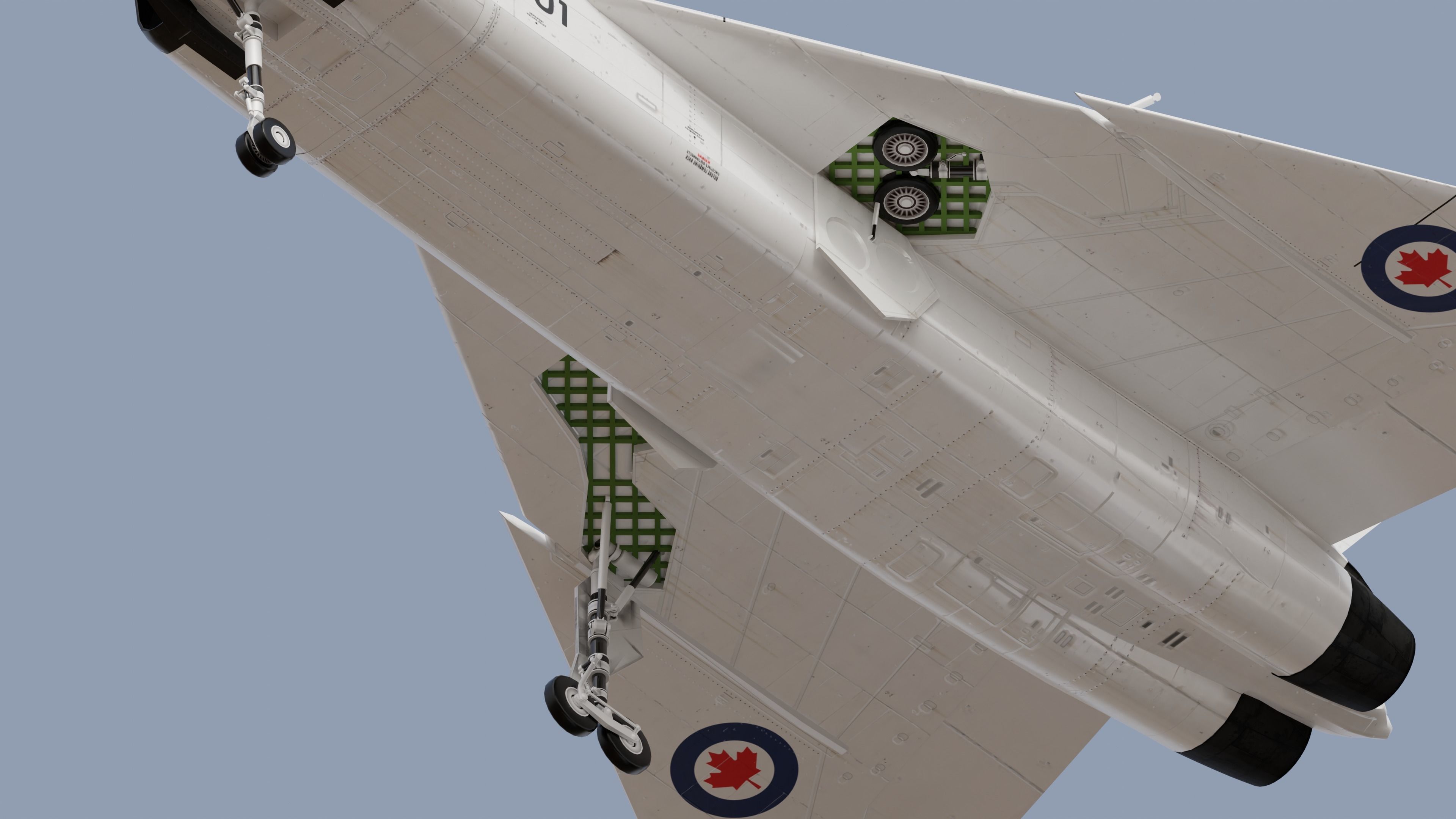 CF-105 Avro Arrow 3D model_18