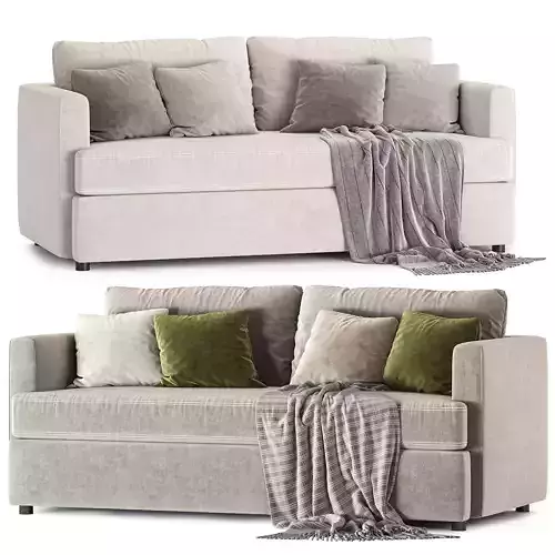 Lounge Bench Sofa set 2 3D model