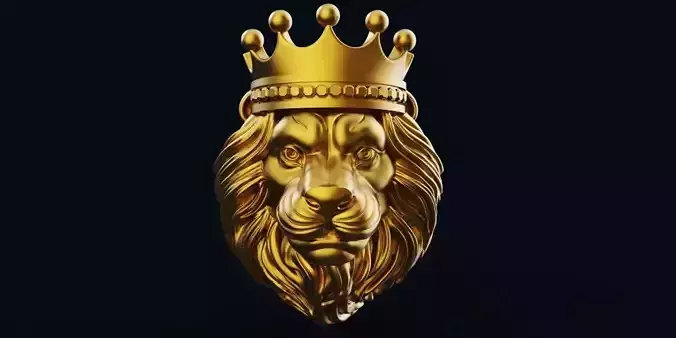 Lion With Crown