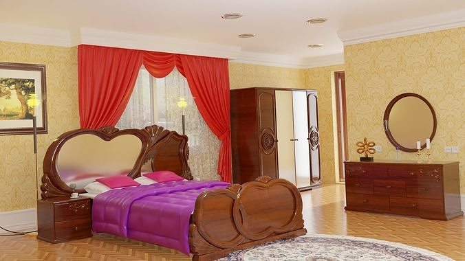 The fruit bedroom 3D model