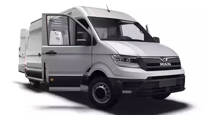 MAN TGE Panel Van L3H2 HQ Interior 2023