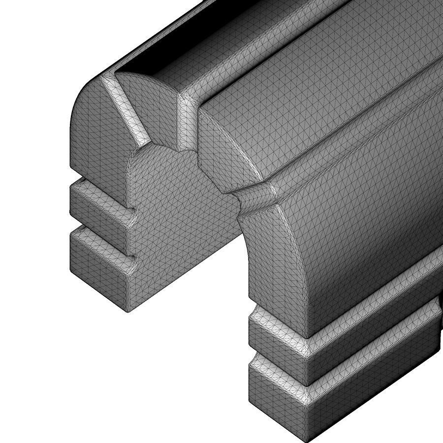 Concrete Dome Structure 3D model_6