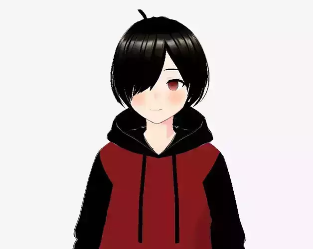 Black short haired girl