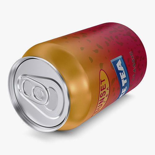 Ice Tea Classic Can 330ml Simple M 1 3D model 5