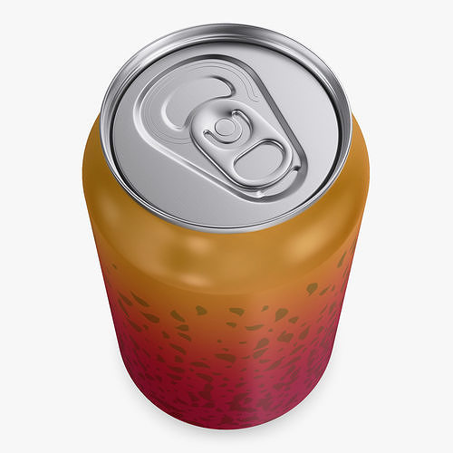 Ice Tea Classic Can 330ml Simple M 1 3D model 3