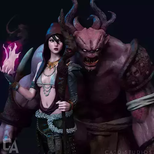 Morrigan Dragon Age 3D Print