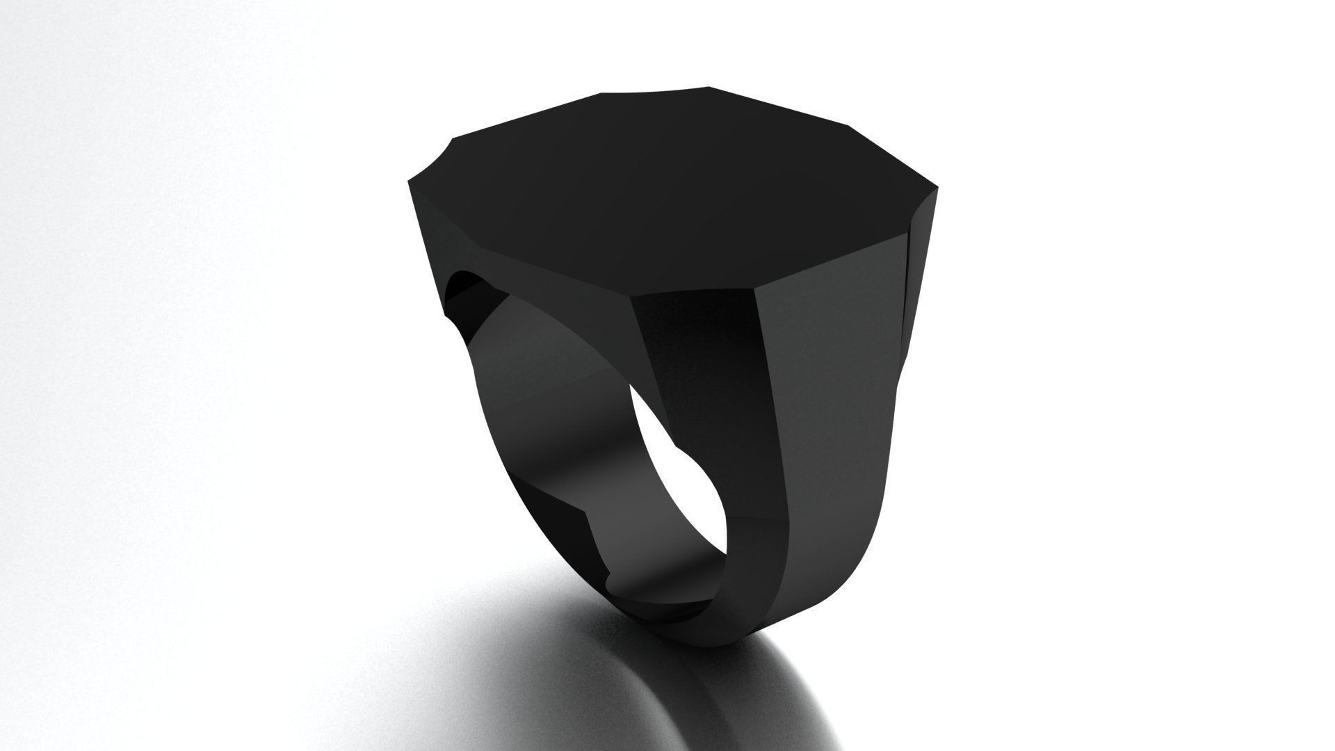 20mm Signet Ring Printable model 3dmodel 3D print model_5