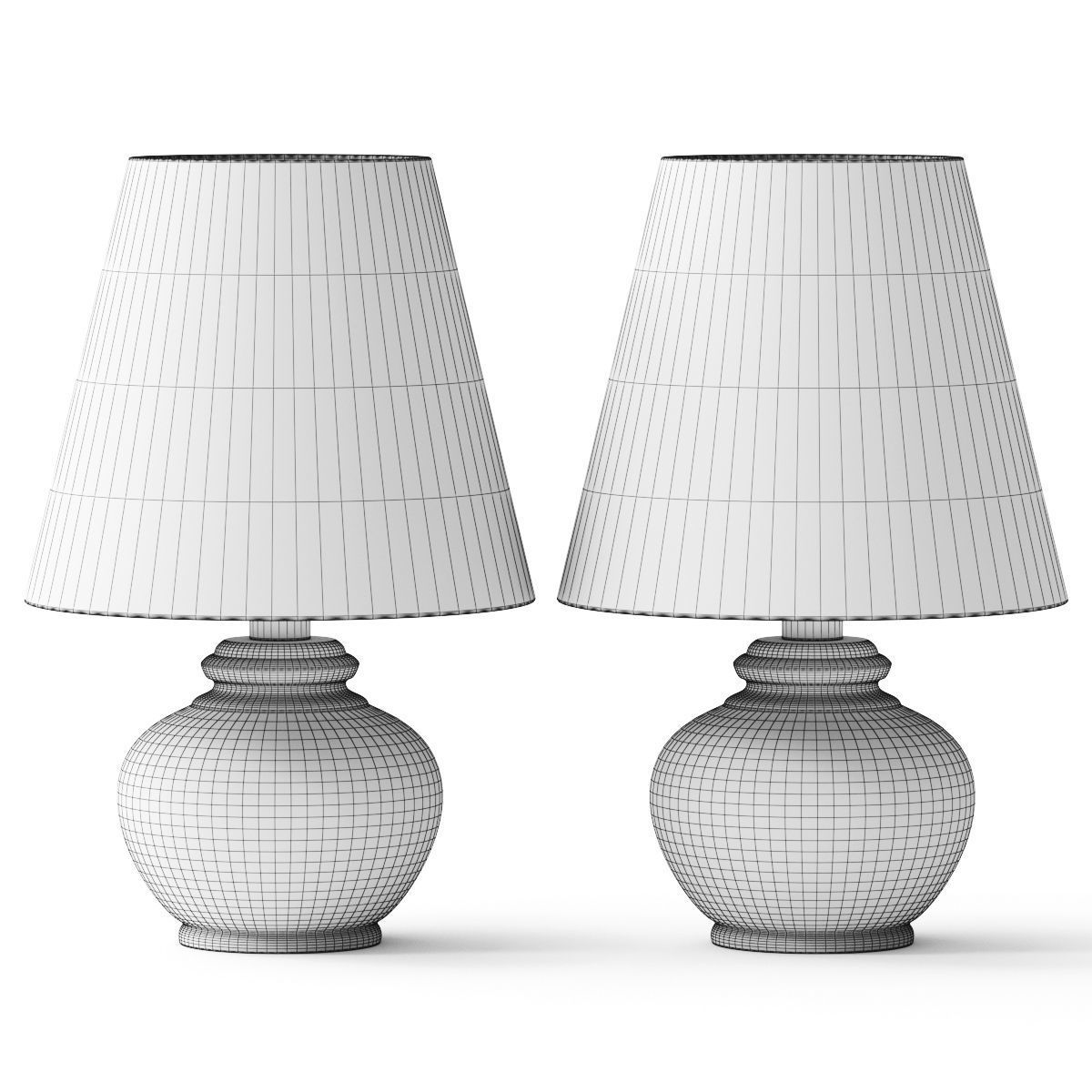Lulu and Georgia Benicio Mini Table Lamp 3D model_1