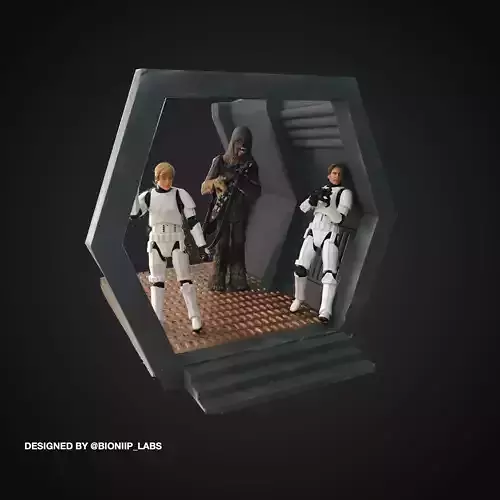 Death Star Detention Block Diorama
