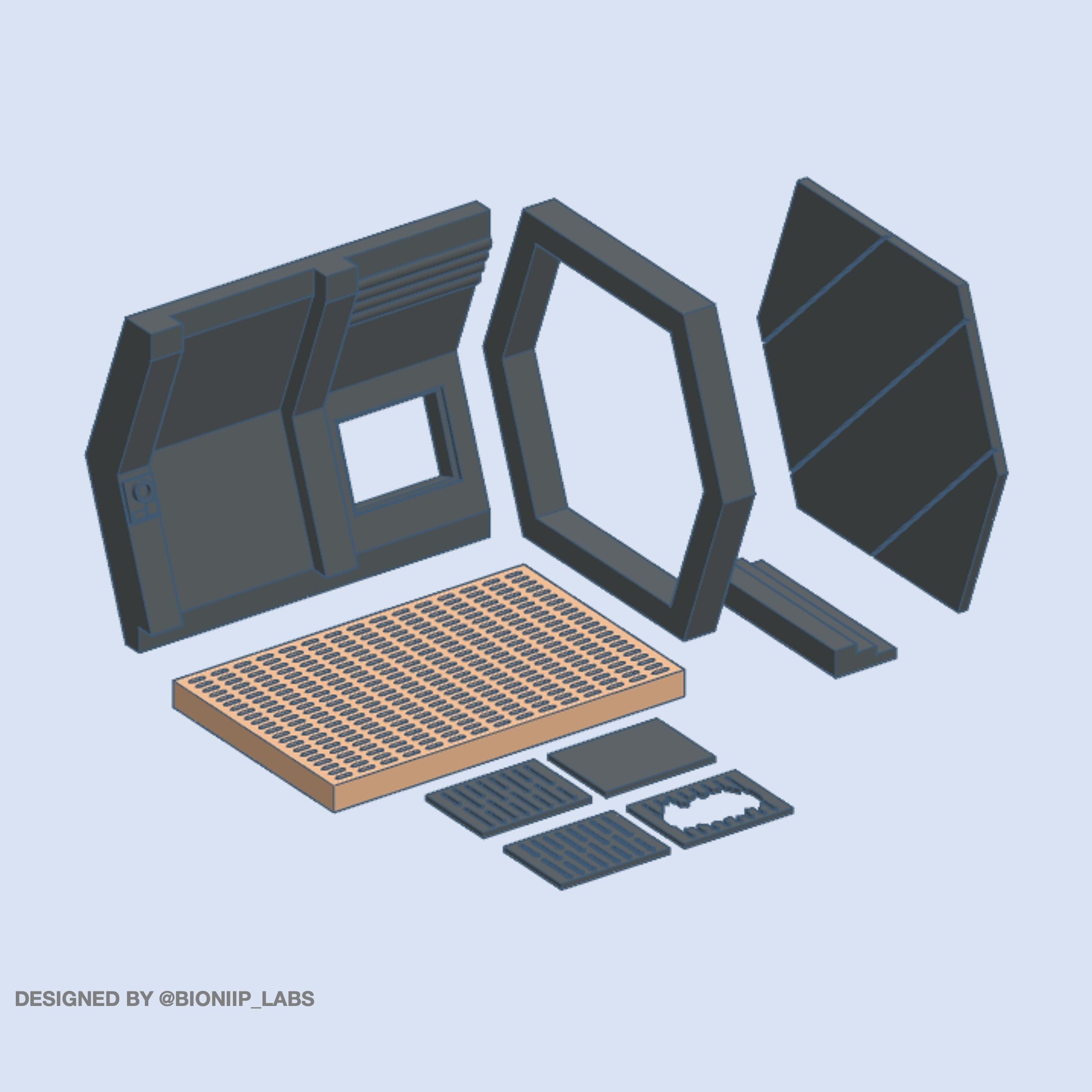 Death Star Detention Block Diorama 3D print model_2