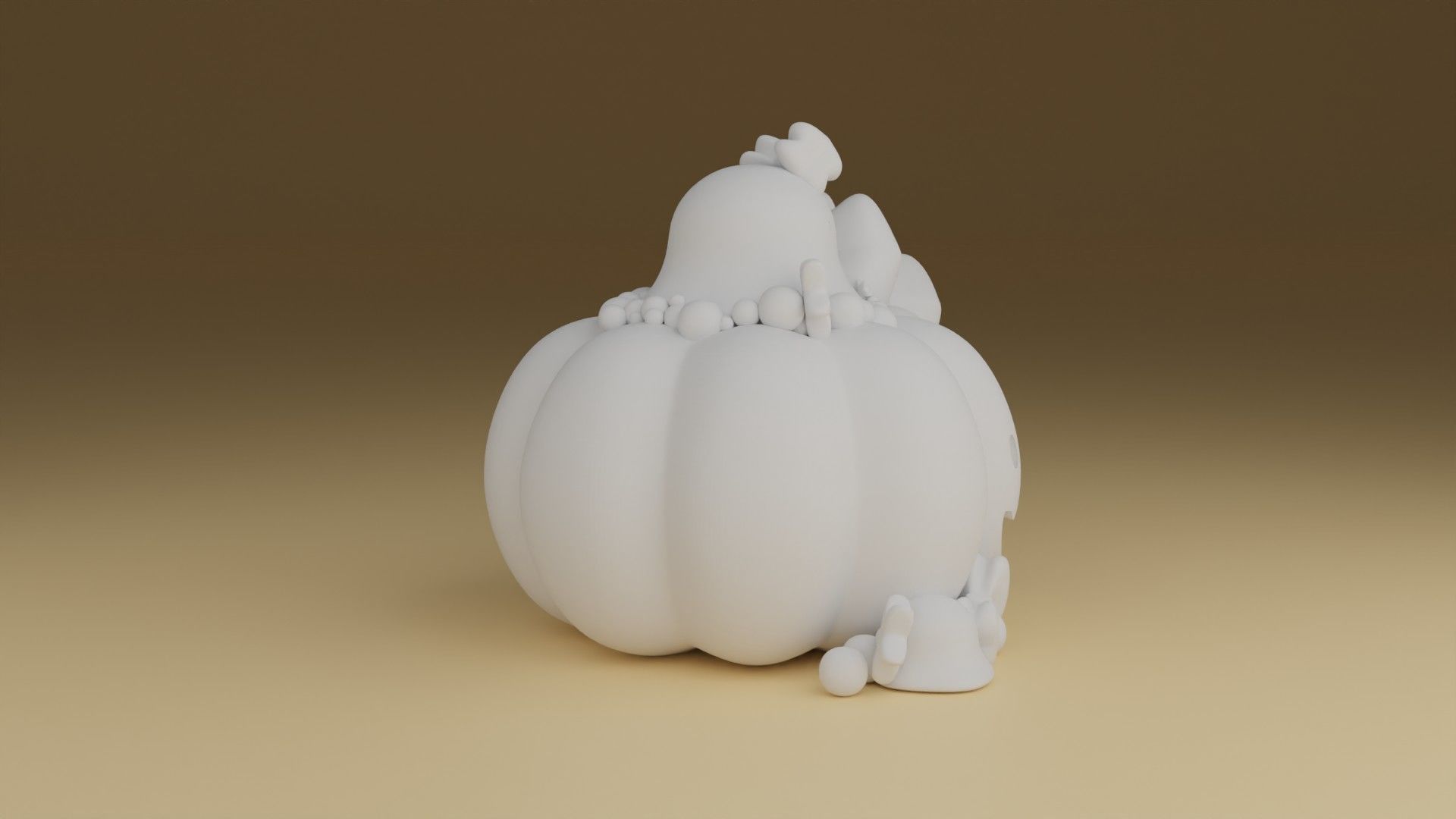 halloween pumpkin 3D print model_3
