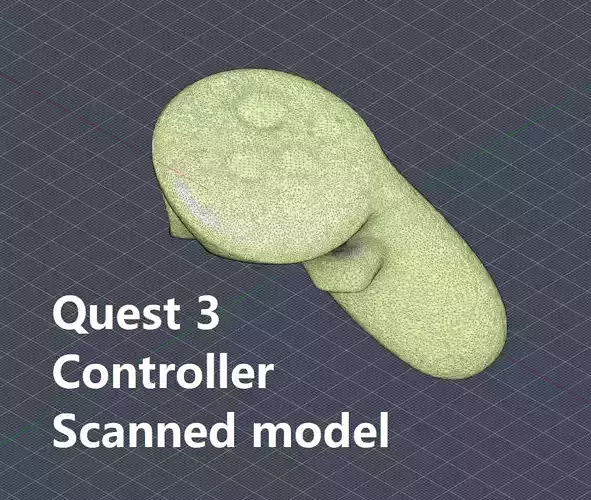 Meta Quest 3 Controller Scanned Model 3D print model