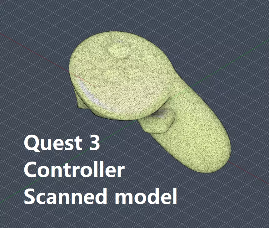 Meta Quest 3 Controller Scanned Model 3D print model