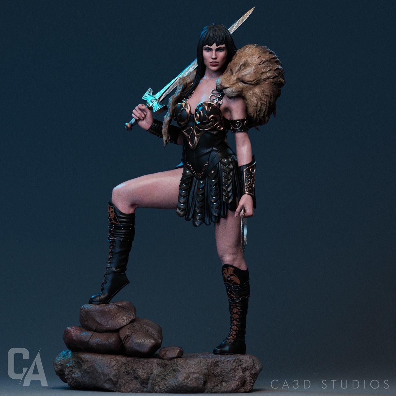 Xena 3D Print 3D print model_3