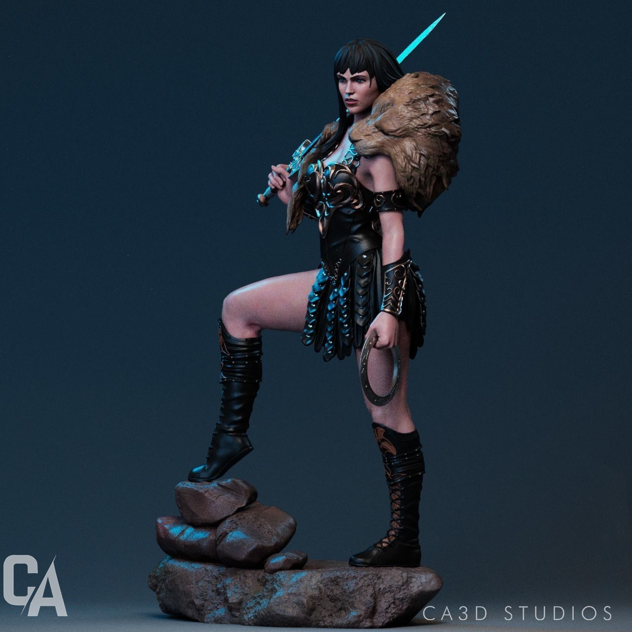 Xena 3D Print 3D print model_4