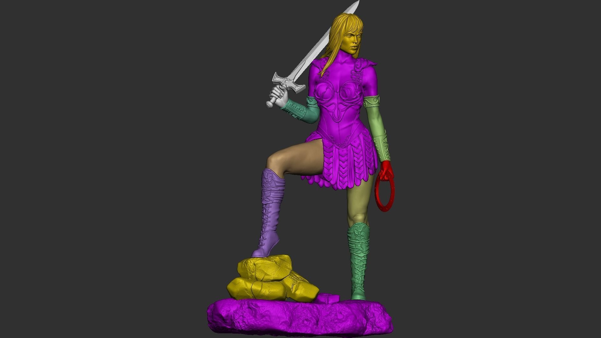 Xena 3D Print 3D print model_8