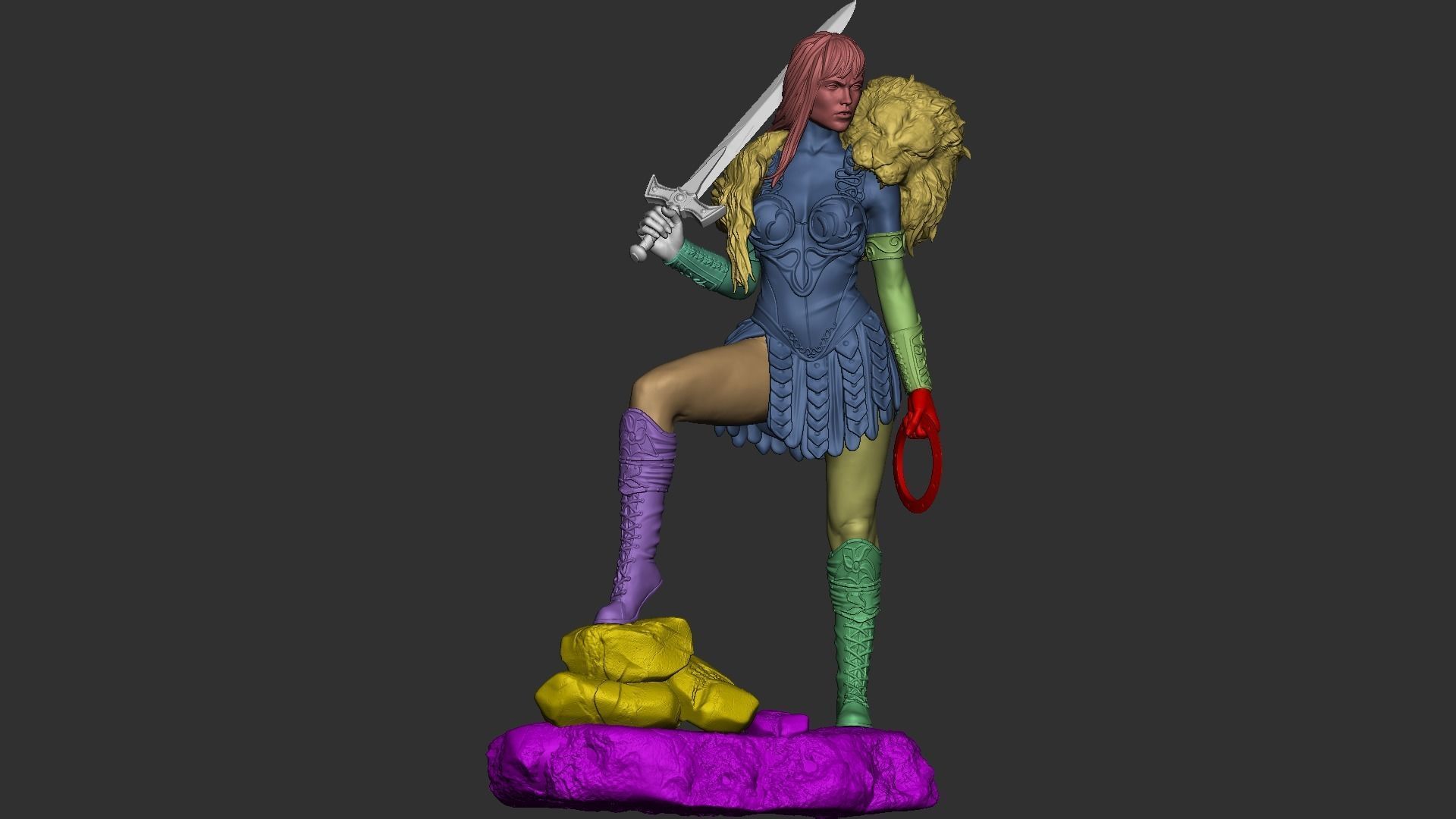 Xena 3D Print 3D print model_7