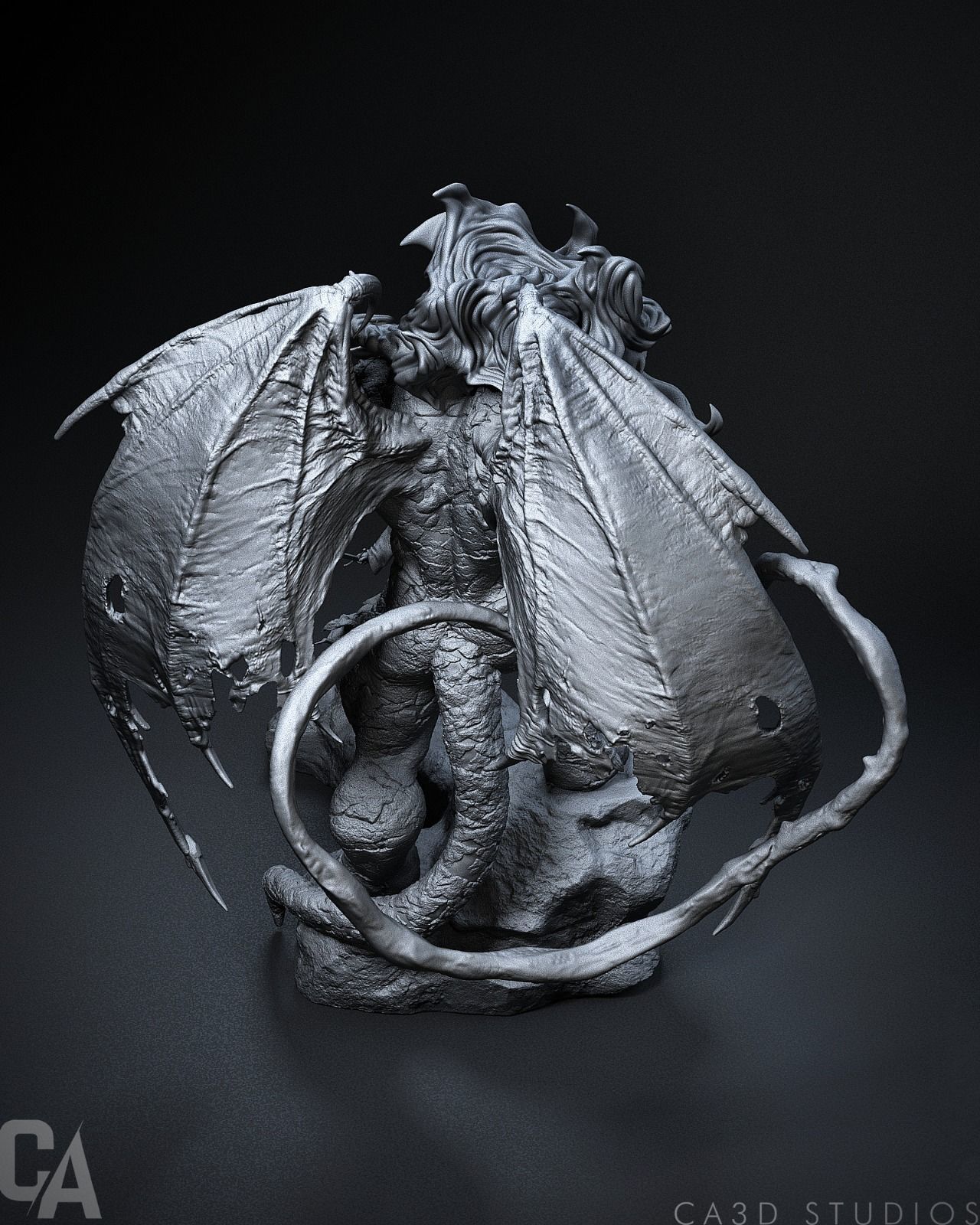 Balrog vs Gandalf 3D Print 3D print model_4