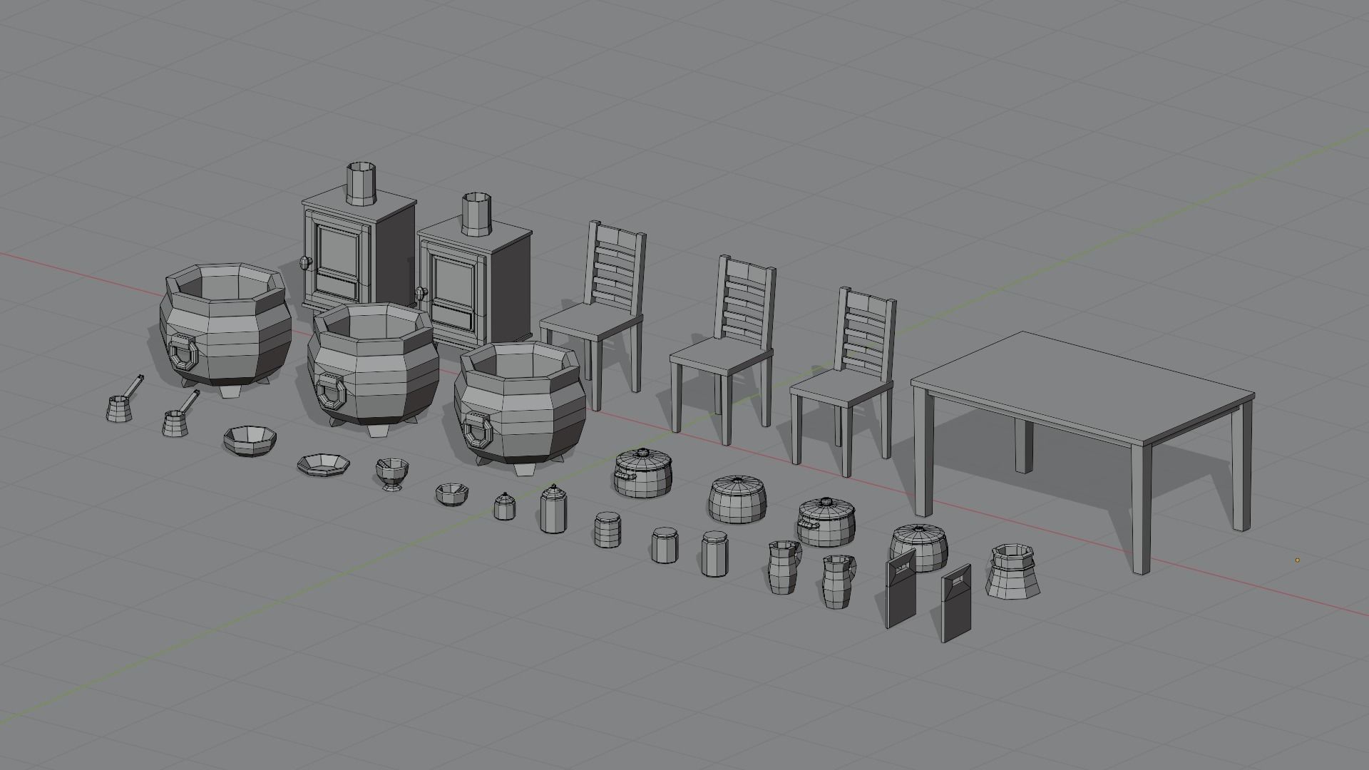 Low Poly Village Pack - Part 3 Low-poly 3D model_2