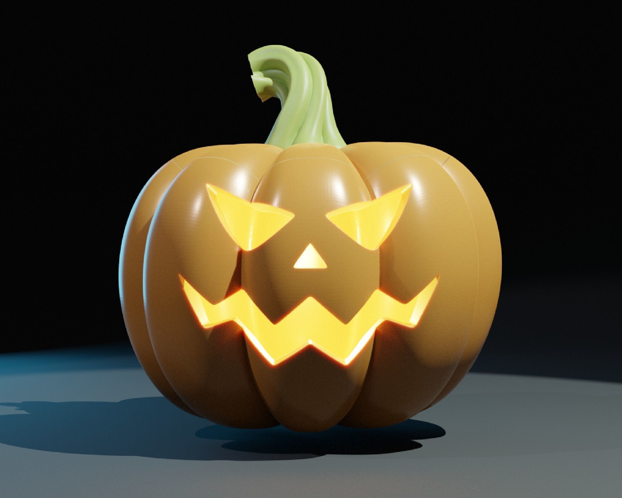 Halloween Pumpkin 3D print model_1