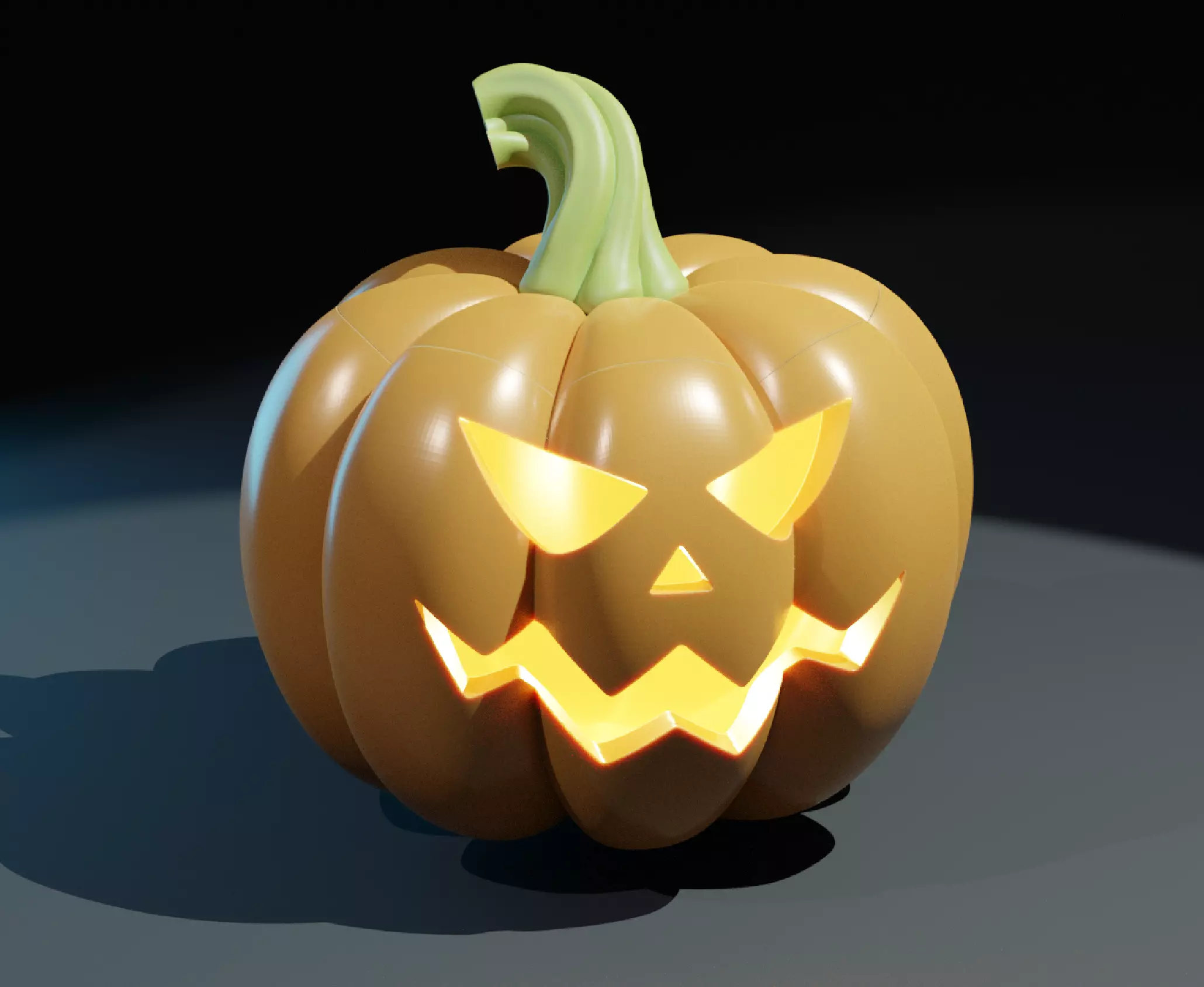 Halloween Pumpkin 3D print model_0