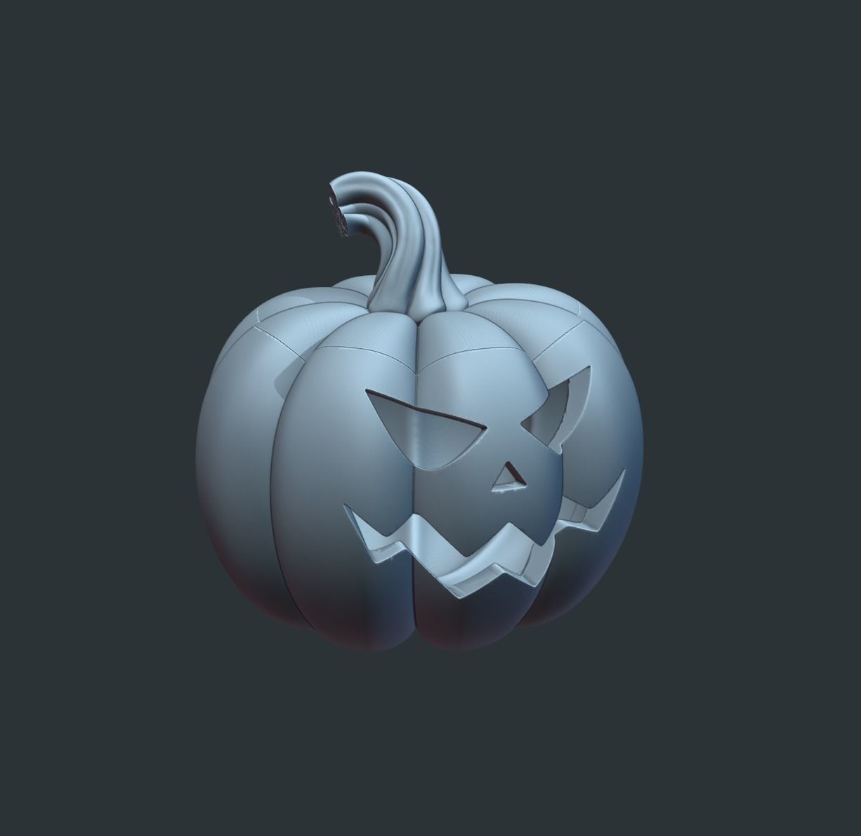 Halloween Pumpkin 3D print model_3