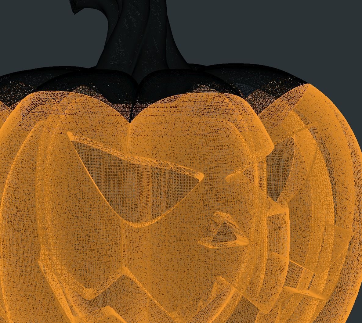 Halloween Pumpkin 3D print model_2