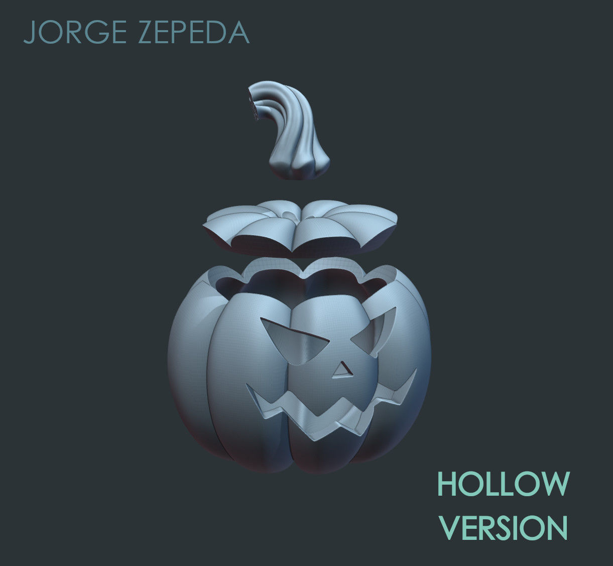 Halloween Pumpkin 3D print model_8