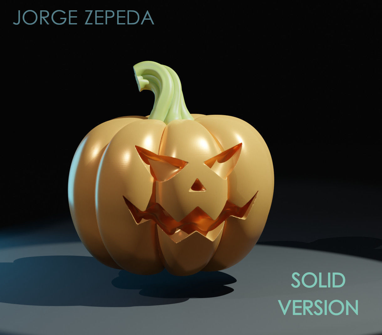 Halloween Pumpkin 3D print model_7