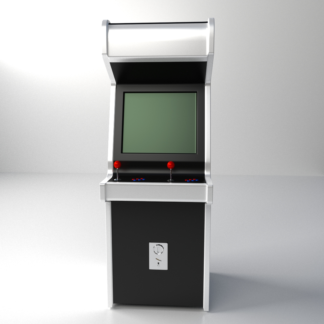 Arcade Machine 3D model_1