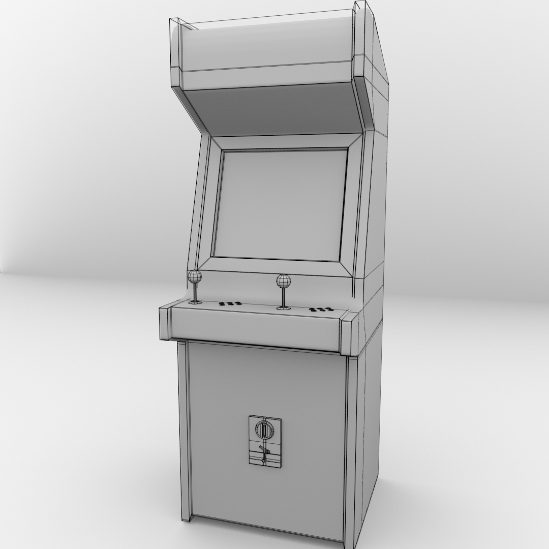 Arcade Machine 3D model_5
