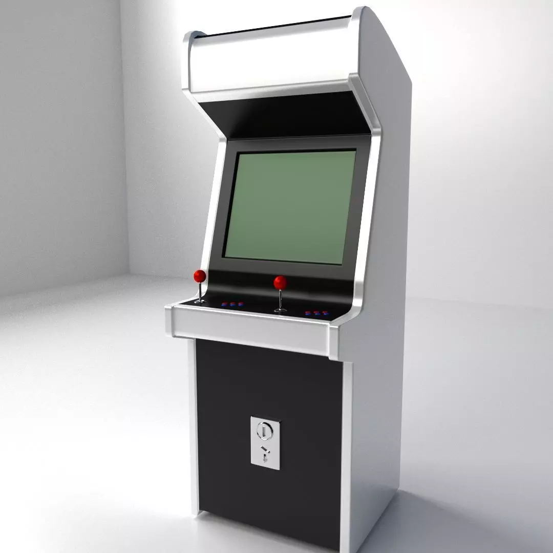 Arcade Machine 3D model_0