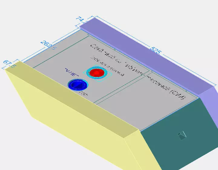 Mechanical brick 3D model_0