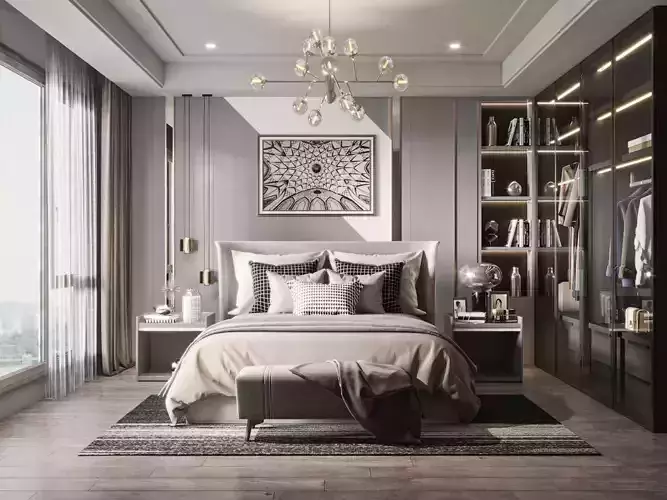 bedroom villa Home Modern decoration