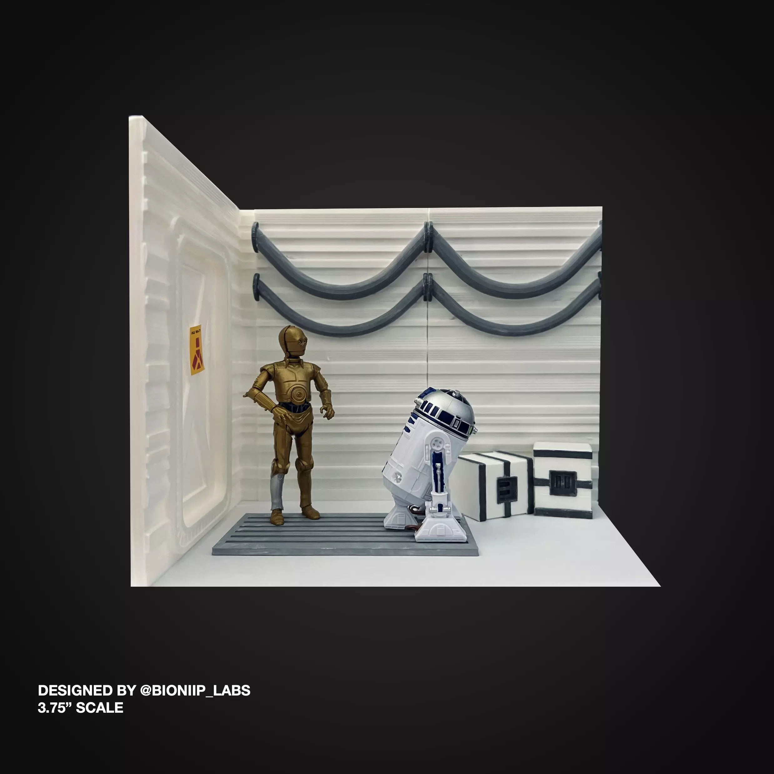 Hoth Echo Base Diorama 3D print model