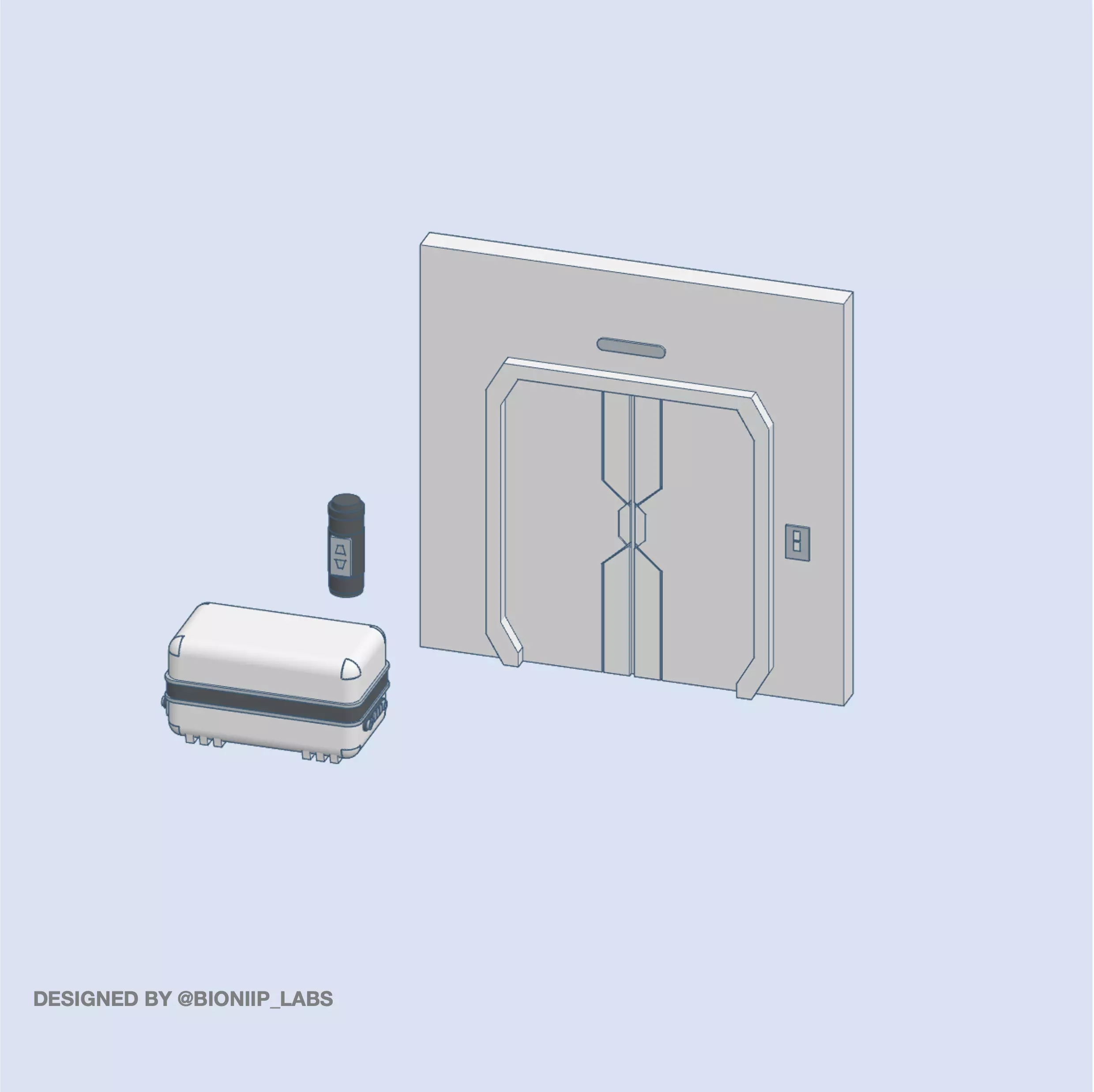 Kamino Diorama Props Free 3D print model