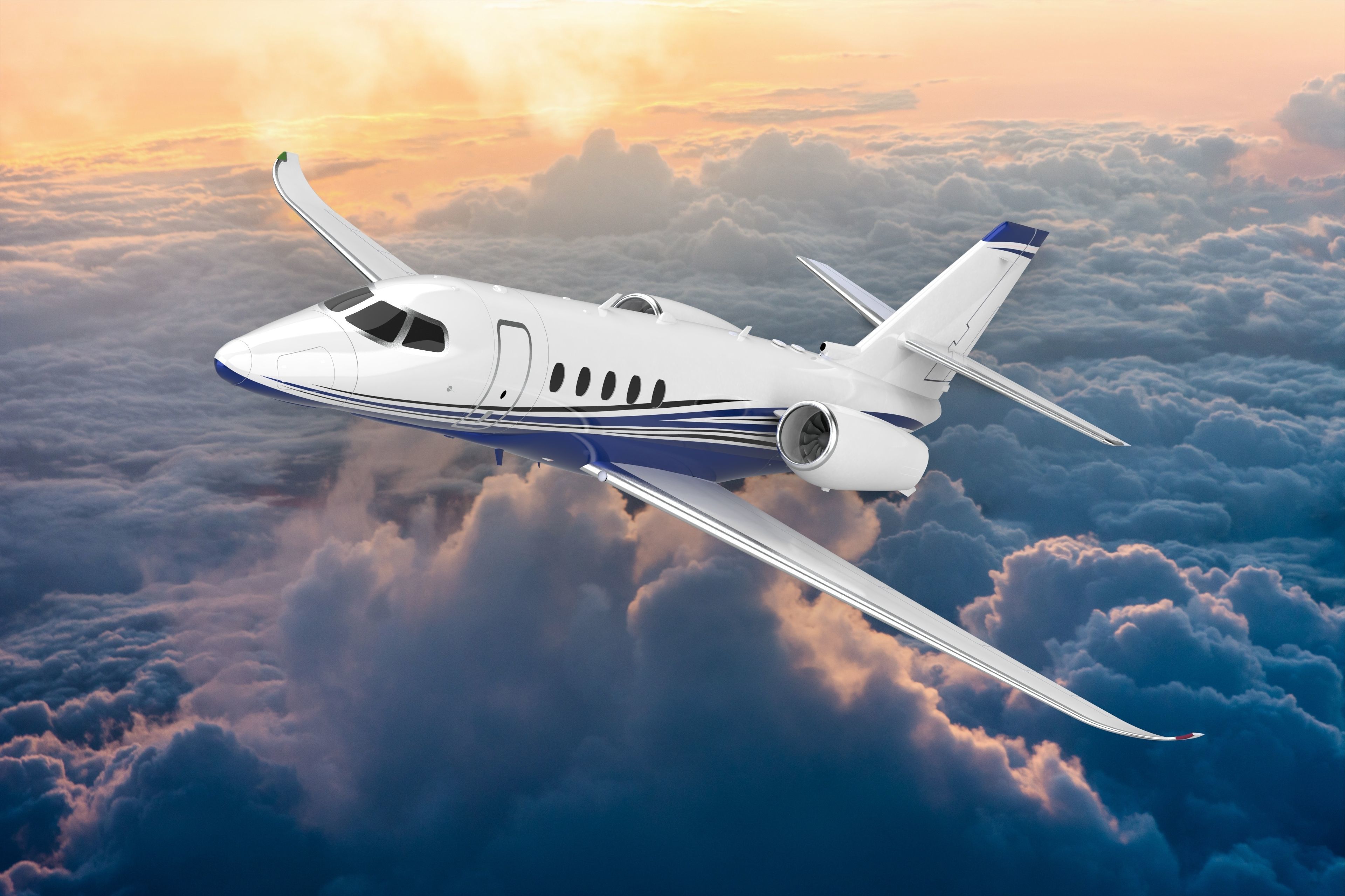 Cessna Citation Latitude 2 - 4K 3D model_7