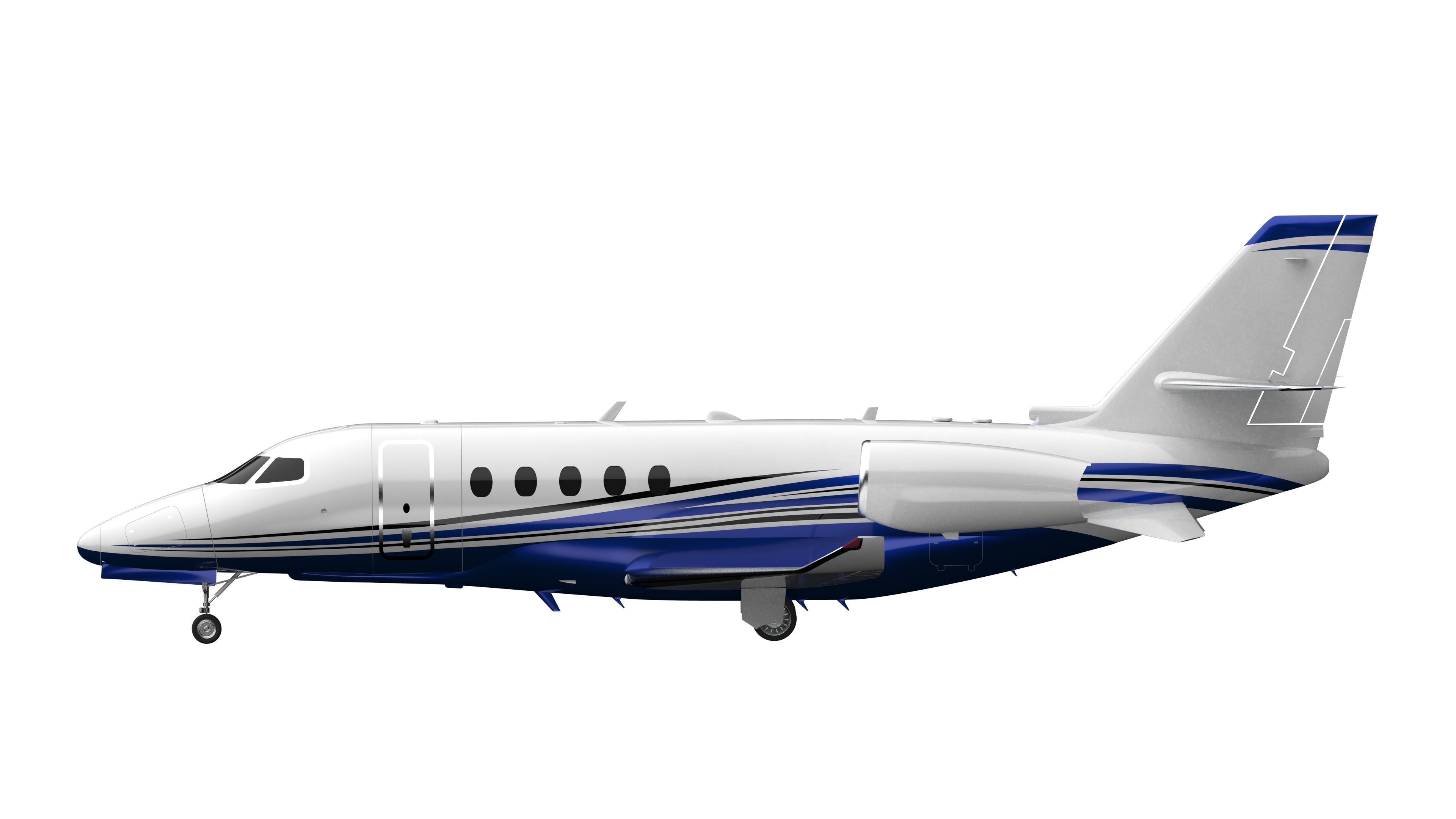 Cessna Citation Latitude 2 - 4K 3D model_8