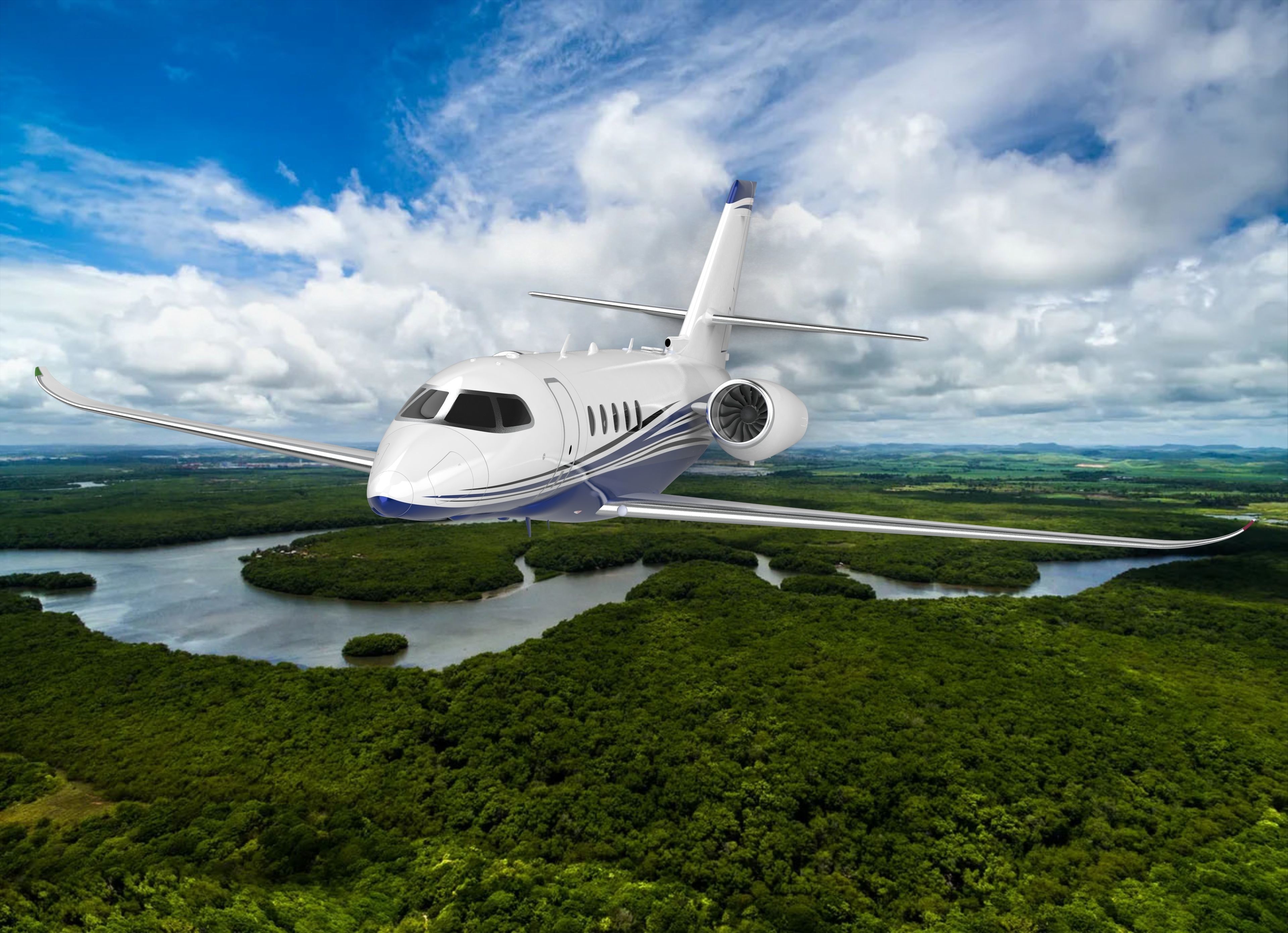 Cessna Citation Latitude 2 - 4K 3D model_4