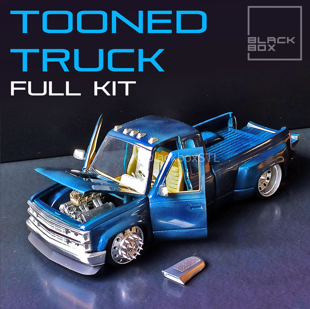 TOONED TRUCK FULL MODELKIT 3D print model_1