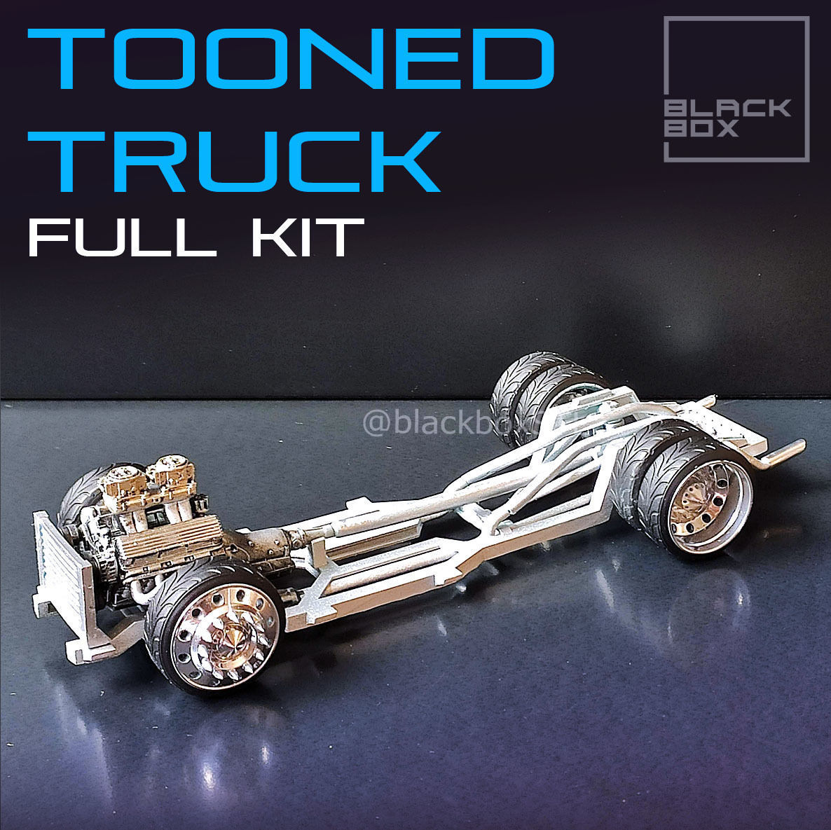 TOONED TRUCK FULL MODELKIT 3D print model_4