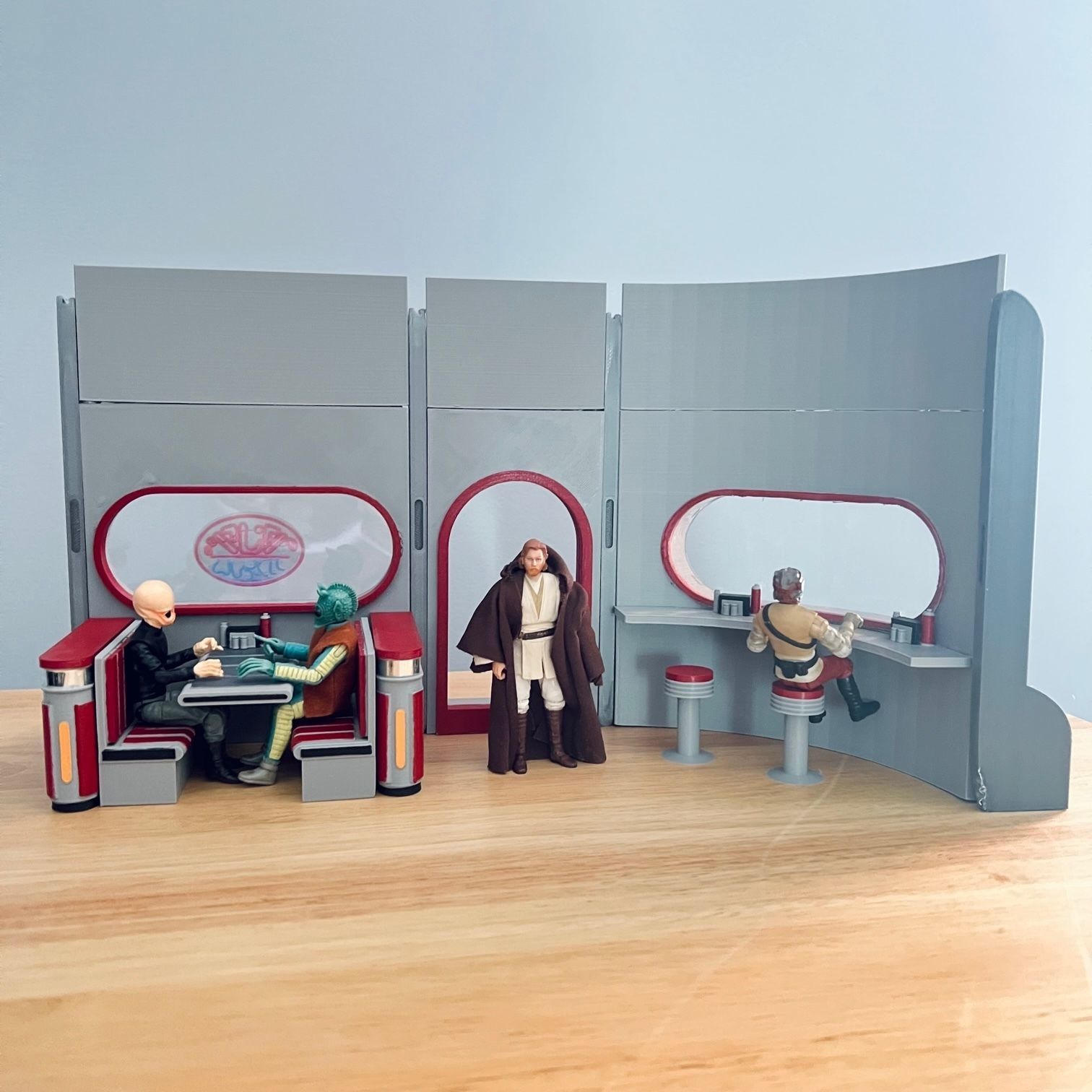 Dexters Diner Diorama 3D print model_5