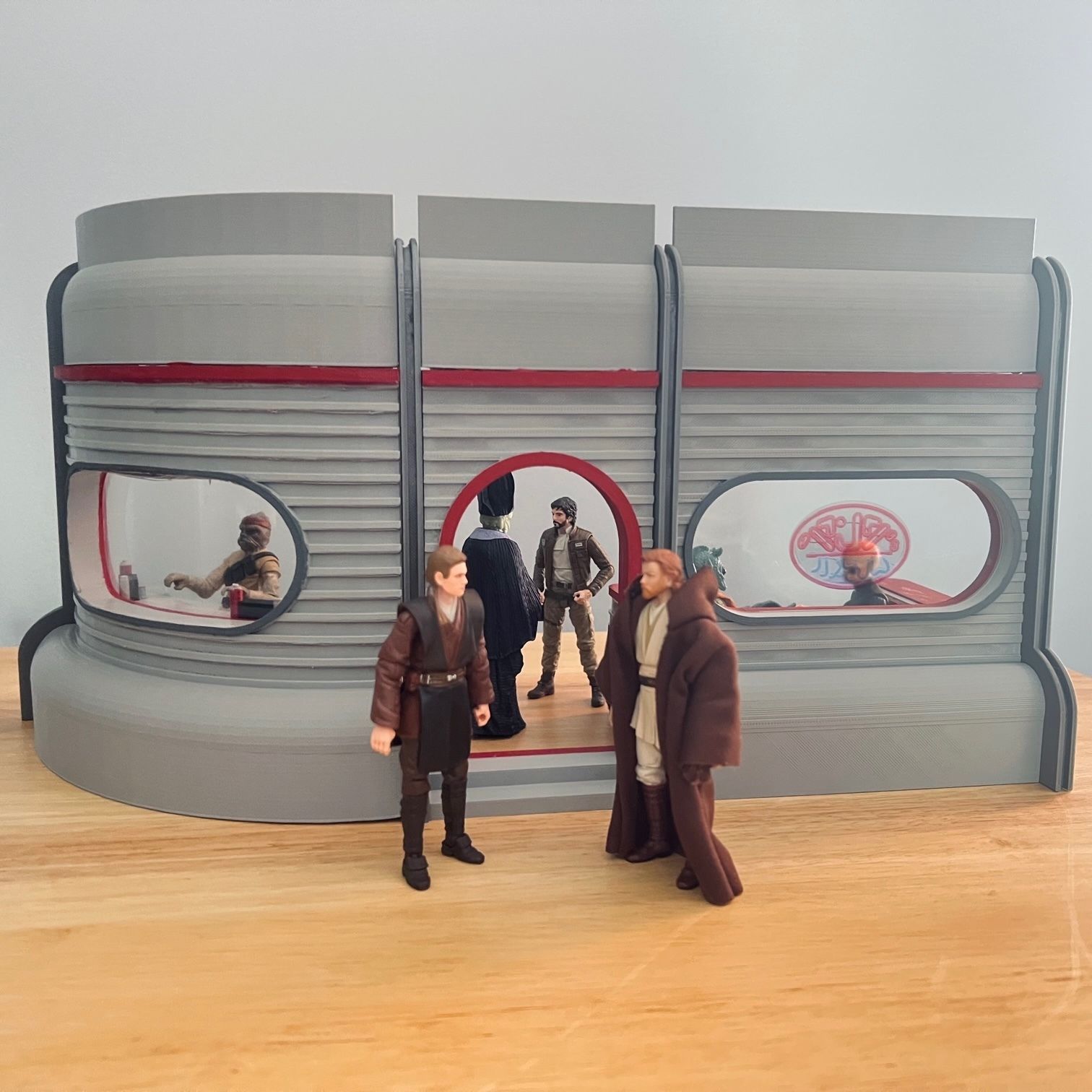 Dexters Diner Diorama 3D print model_6