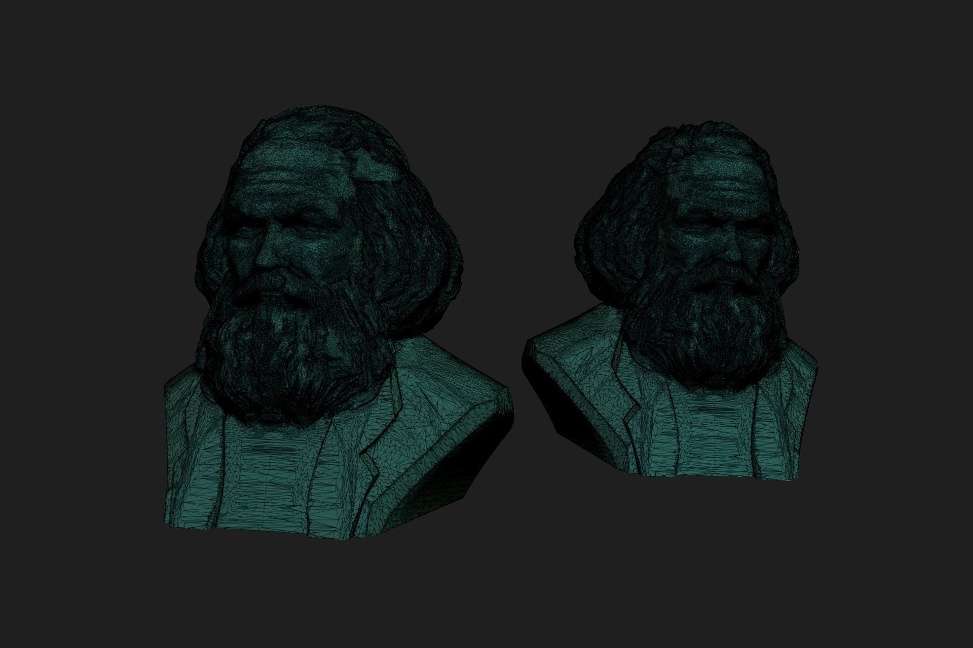 Karl Marx 3D print model_6