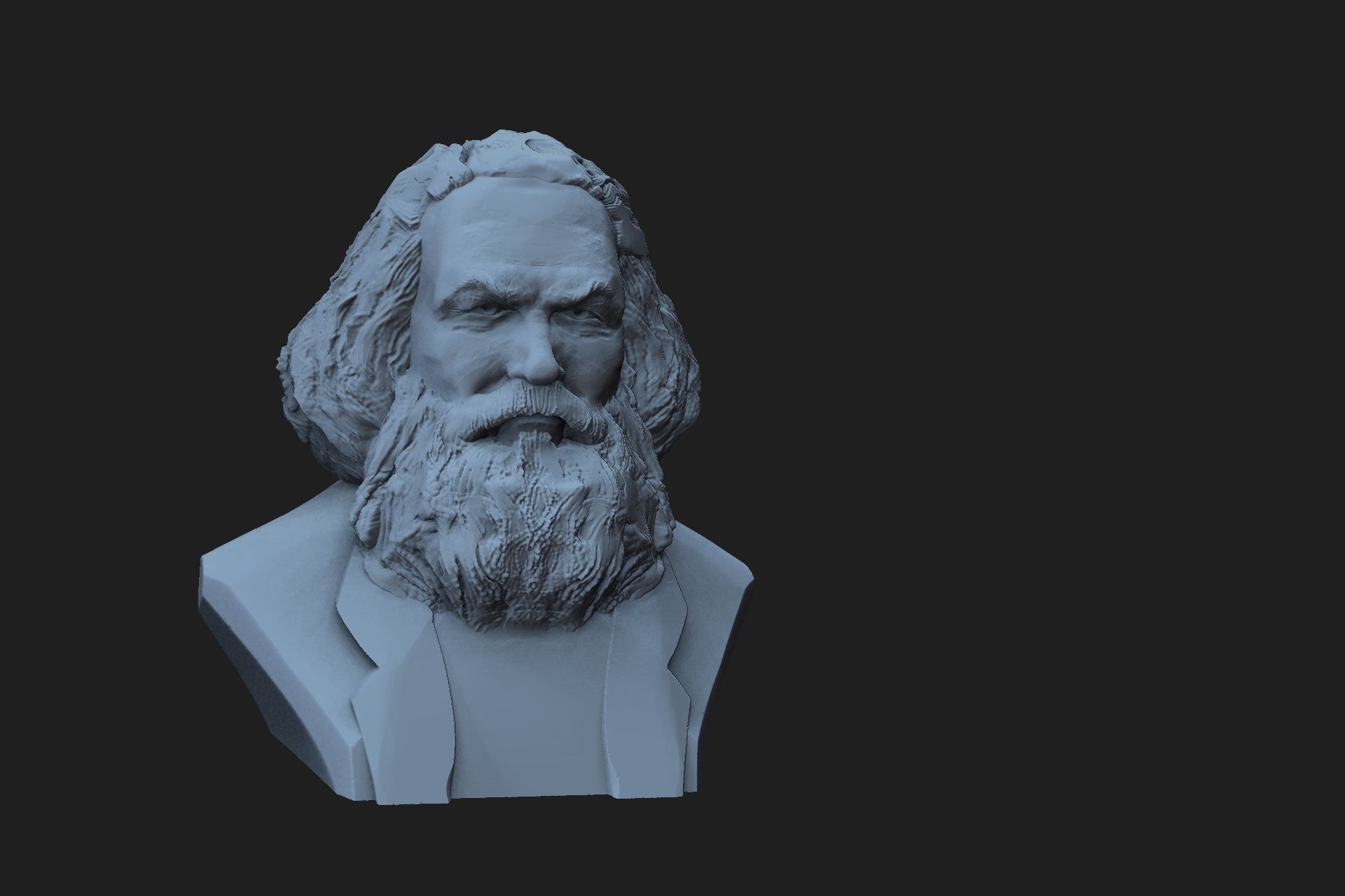 Karl Marx 3D print model_2