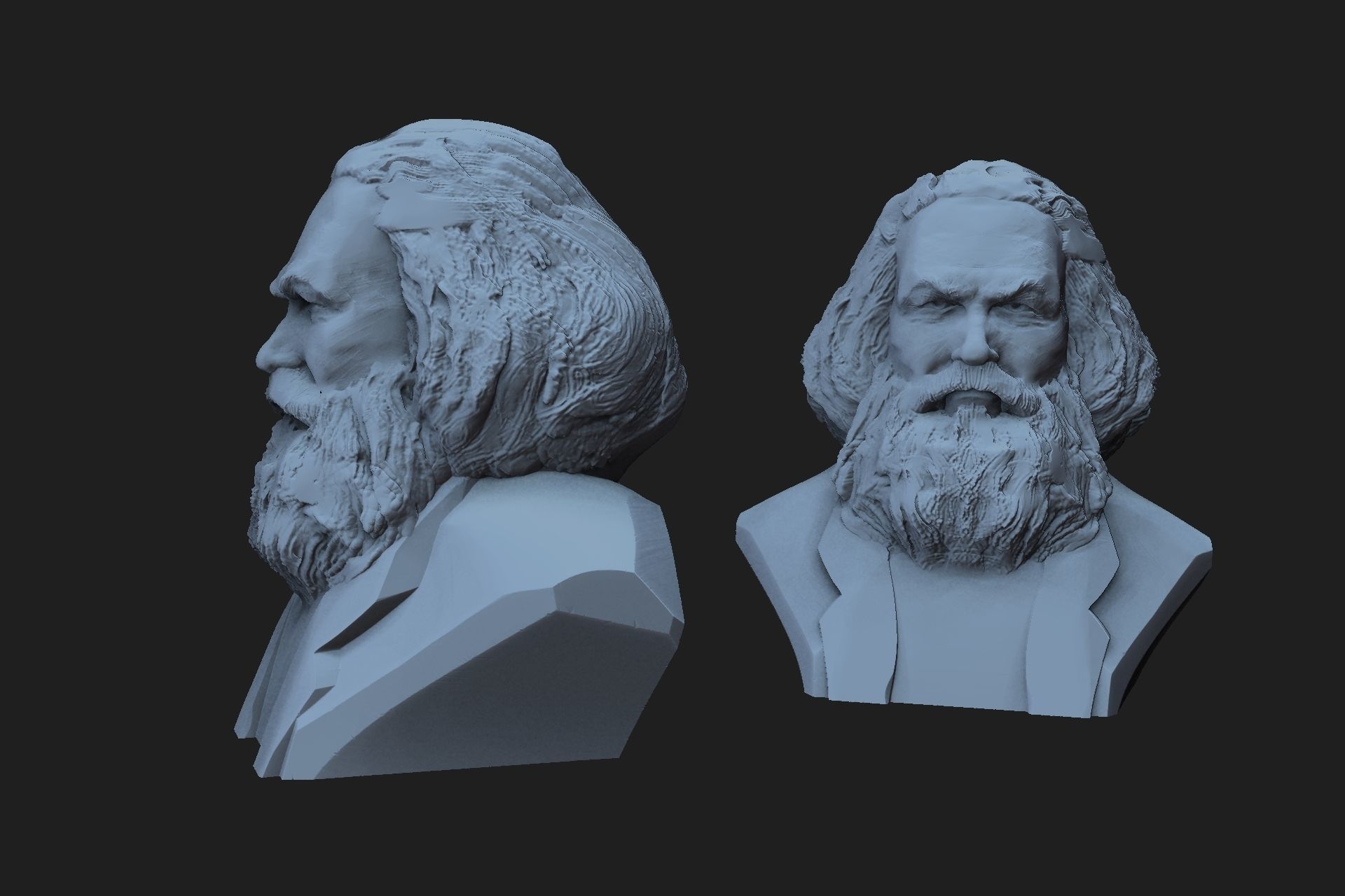 Karl Marx 3D print model_3