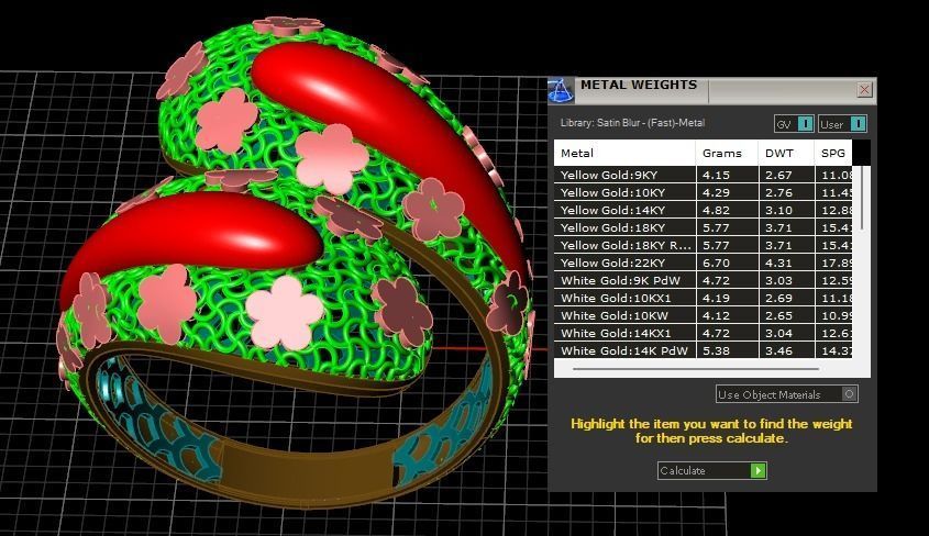 Women diamond ring 3dm stl render 3D Model Collection 3D print model_4